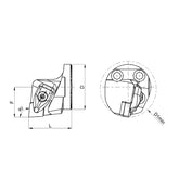 Turning head SR-CN-D Series - Big-tools Industrial Supply Tools for Metal Cutting